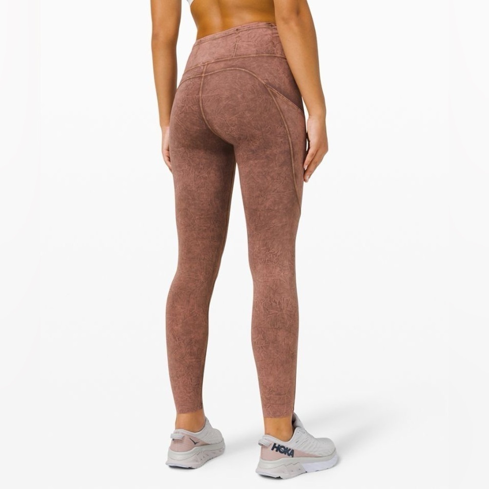 Lululemon Fast and Free HR Tight 25" Ice Dye